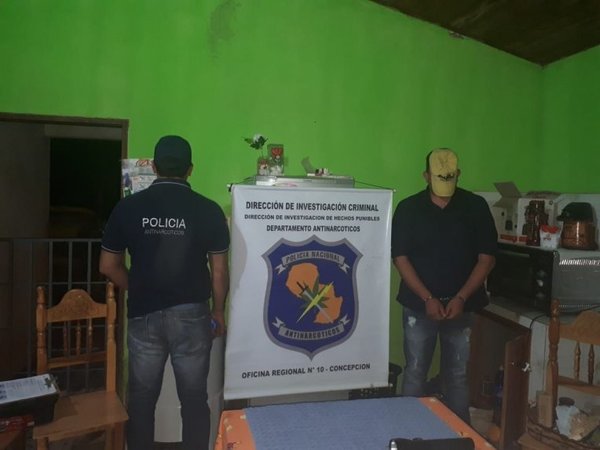 Detienen a brasileño con crack en Yby Yaú - Nacionales - ABC Color