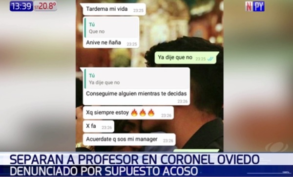 Acosaba a sus alumnas por WhatsApp | Noticias Paraguay