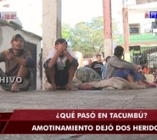 Amotinamiento en Tacumbú deja dos heridos - Paraguay.com