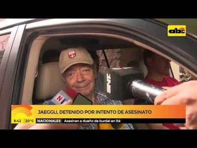 Jaeggli detenido por intento de asesinato - Tv - ABC Color