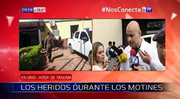 Dos internos siguen delicados tras motín | Noticias Paraguay