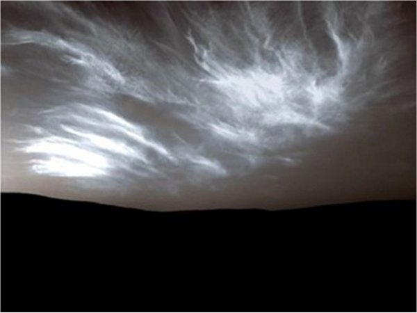 Nubes de Marte se forman a partir de restos de meteoros