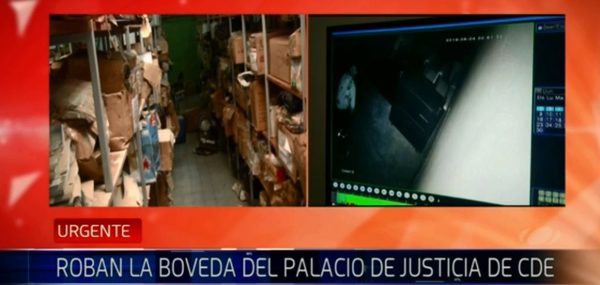 Robo en bóveda del Palacio de Justicia | Noticias Paraguay