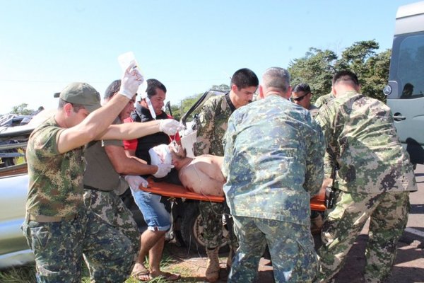 Accidente deja un muerto y dos heridos en Arroyito - Nacionales - ABC Color