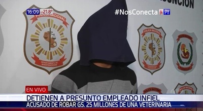 Empleado habría robado G. 25 millones de veterinaria | Noticias Paraguay
