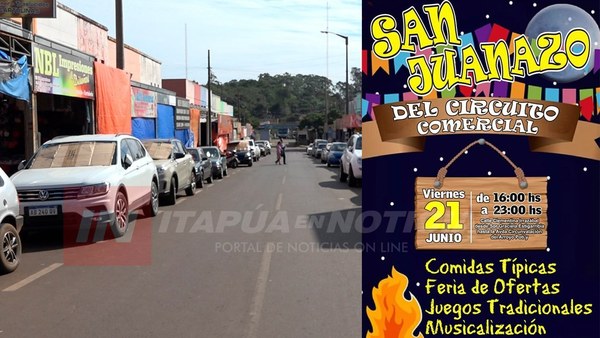 PREPARAN FIESTA DE SAN JUAN EN EL CIRCUITO COMERCIAL.