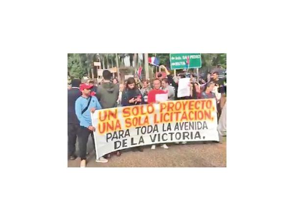 Movilización por sobrecosto de obra