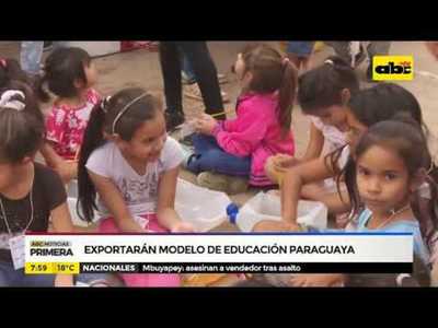 Exportarán modelo de educación paraguaya - Tv - ABC Color