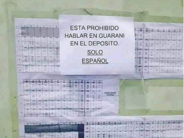 El guaraní es prohibido en un negocio de árabe