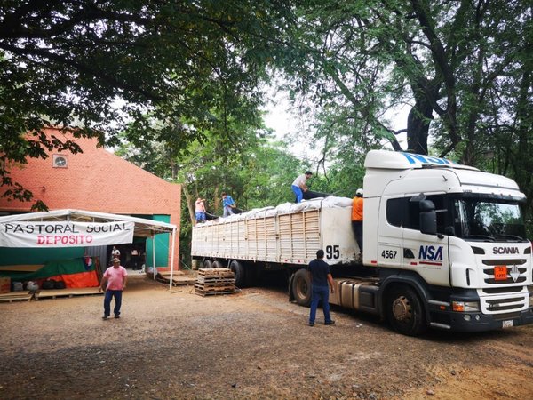 Colectan 40.000 kilos de víveres para damnificados del Chaco