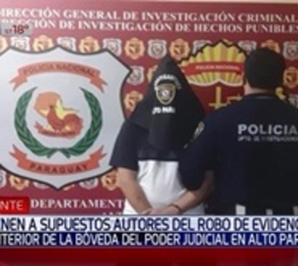 Tres detenidos por robo en bóveda del Poder Judicial de CDE - Paraguay.com