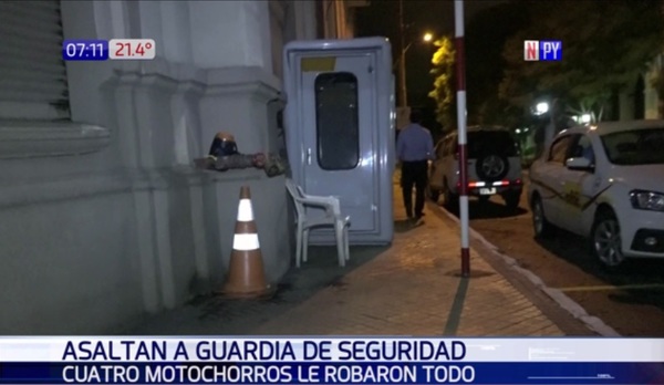 Entre cuatro asaltan a guardia | Noticias Paraguay