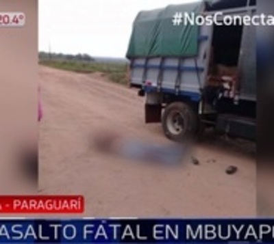 Asesinan de un balazo a macatero en intento de asalto - Paraguay.com