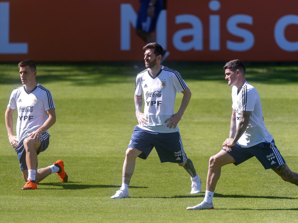 Los detalles del entrenamiento de Argentina