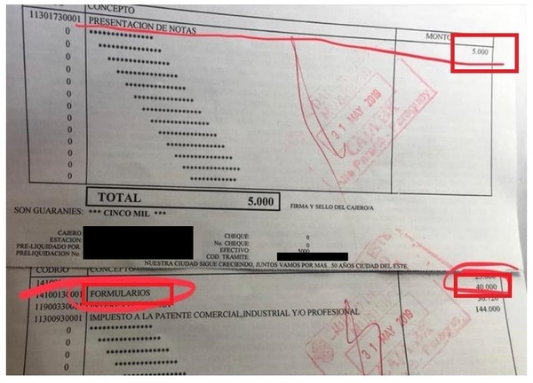 Municipalidad de CDE sigue cobrando tasas de la época del Clan ZI