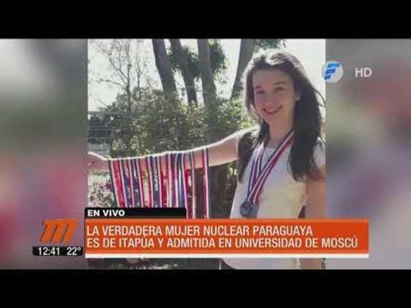 Joven paraguaya estudiará Física Nuclear en Moscú