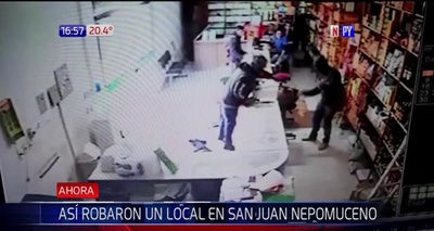 Asalto a distribuidora en San Juan Nepomuceno | Noticias Paraguay