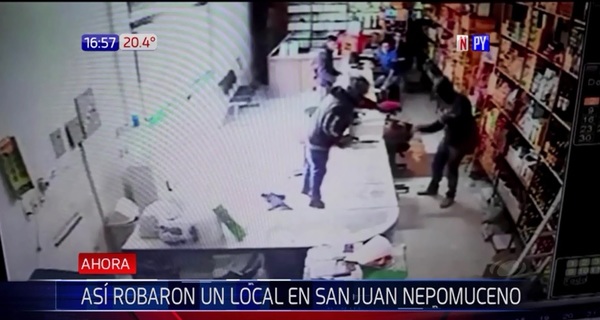 Asalto a distribuidora en San Juan Nepomuceno | Noticias Paraguay