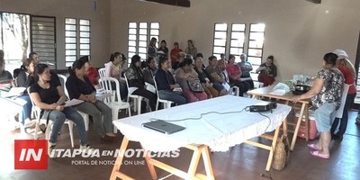 CAPACITACIÓN EN COCINA A MUJERES DEL B° ITÁ PASO DE ENCARNACIÓN