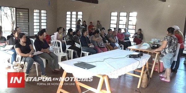CAPACITACIÓN EN COCINA A MUJERES DEL B° ITÁ PASO DE ENCARNACIÓN
