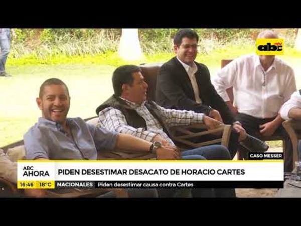 Caso Messer: Piden desestimar desacato de Cartes - Tv - ABC Color