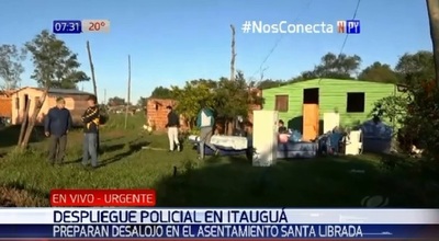 Desalojo en Itauguá | Noticias Paraguay