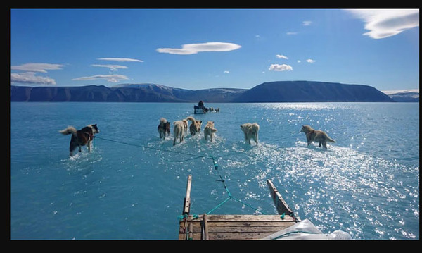 Imagen que alerta el cambio climático en Groenlandia - ADN Paraguayo