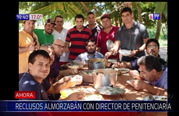Exdirector de penal de San Pedro almorzaba con reos en 'la granja' | Noticias Paraguay