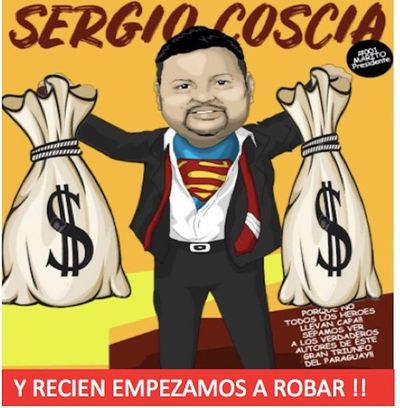 Coscia, motivo de burlas en las redes sociales