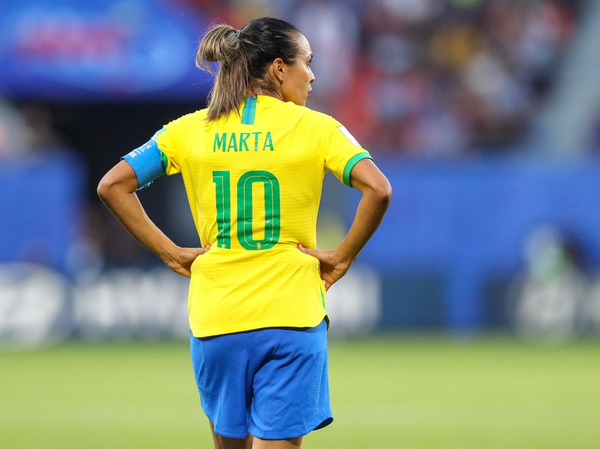 Marta hace historia con Brasil en el Mundial femenino