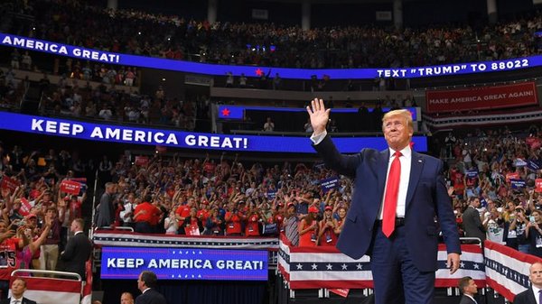 Trump lanza oficialmente su campaña para la reelección en 2020 » Ñanduti