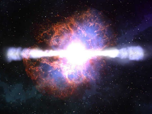 Observan restos de un estallido de rayos gamma, rareza del universo