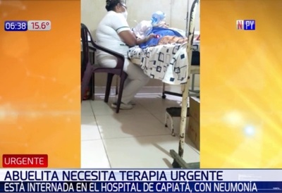 A abuelita le urge cama de terapia | Noticias Paraguay