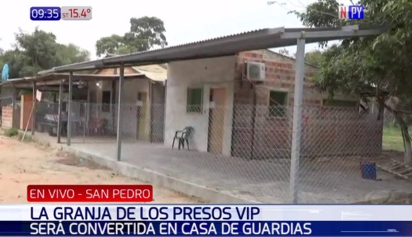De granja VIP a casa para guardias | Noticias Paraguay