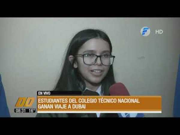 Estudiantes deben viajar al exterior para presentar su proyecto pero no tienen fondos