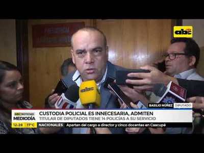 Custodia policial es innecesaria, admiten - Tv - ABC Color