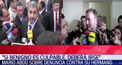 ¿Qué dice el presidente sobre las denuncias contra su hermano ministro? | Noticias Paraguay
