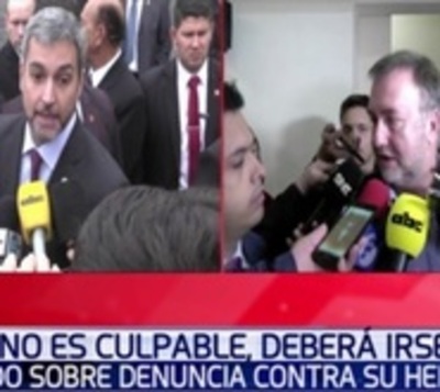 Abdo habla sobre su hermano: "Si hay complicidad, no lo sostendremos" - Paraguay.com
