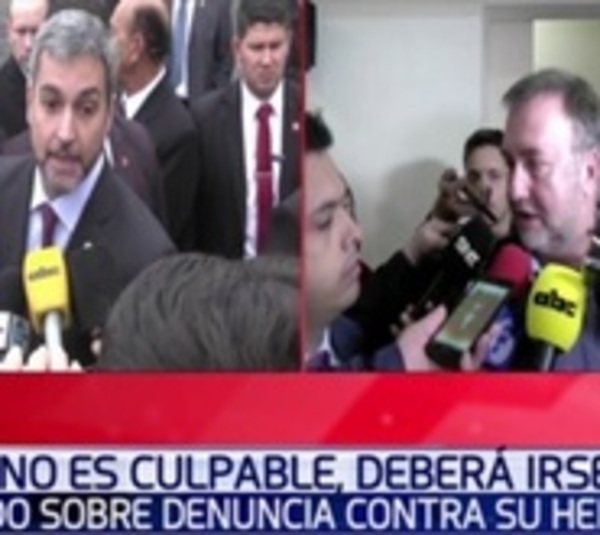 Abdo habla sobre su hermano: "Si hay complicidad, no lo sostendremos" - Paraguay.com