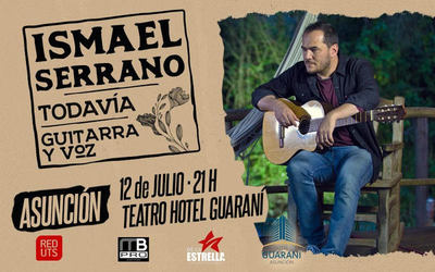 Ismael Serrano vuelve a Paraguay | .::Agencia IP::.