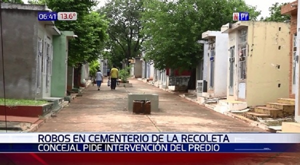Intervendrían el cementerio de la Recoleta | Noticias Paraguay