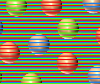 Ilusión óptica: ¿De qué color son las esferas?