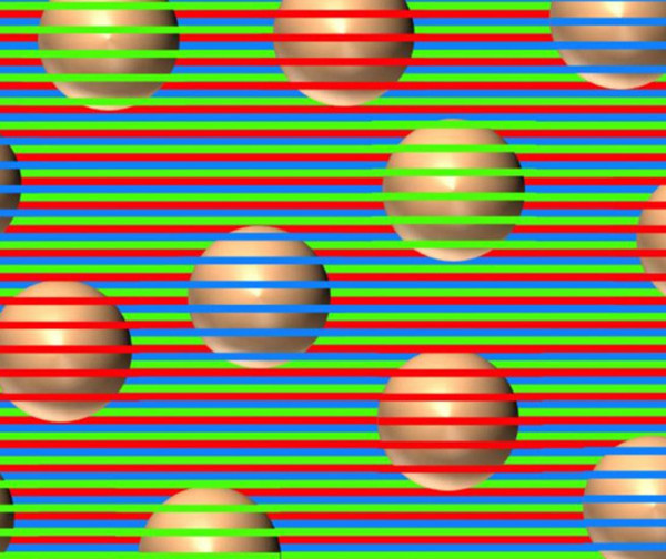 Ilusión óptica: ¿De qué color son las esferas?