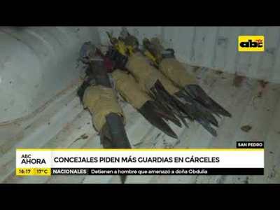 Concejales piden más guardiacárceles - Tv - ABC Color