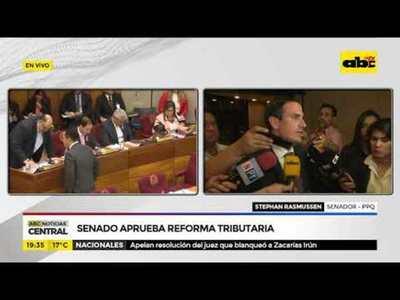 Senado aprueba reforma tributaria - Tv - ABC Color