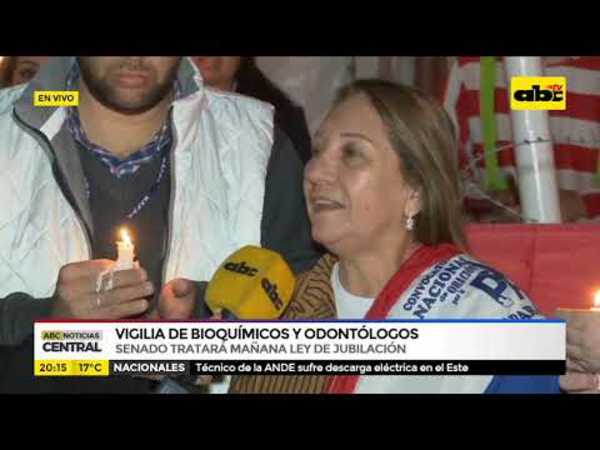 Vigilia de bioquímicos y odontólogos - Tv - ABC Color
