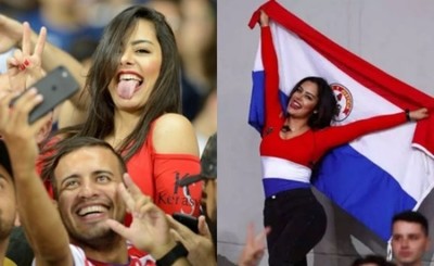 Larissa Riquelme Acaparó La Atención En El Partido De Paraguay Contra Argentina
