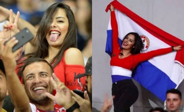 Larissa Riquelme Acaparó La Atención En El Partido De Paraguay Contra Argentina