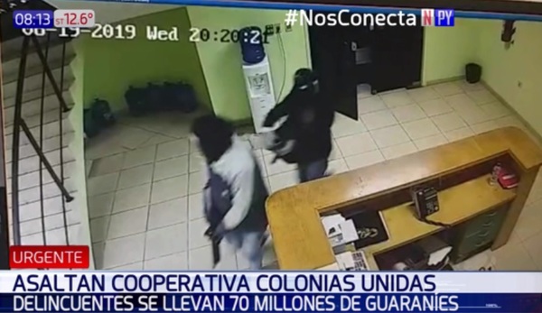 Asalto tipo comando en cooperativo de Fernando de la Mora | Noticias Paraguay