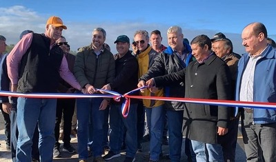 Mario Abdo Benítez inauguró mejoras en el aeródromo de Infante Rivarola